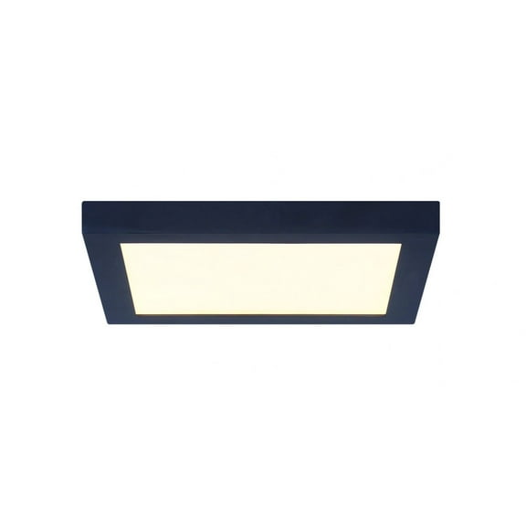 DL-11C-22SC-BK-C Canarm Inc 22W 1 LED Square Flush Mount-1 Inches Tall and 11 Inches Wide-Black Finish