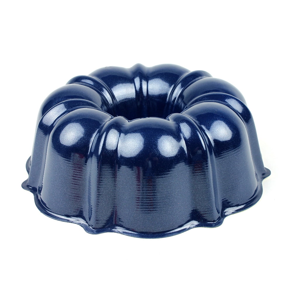 Nordicware Navy Blue Bundt Cake Pan, 6Cup, Non Stick, Lightweight