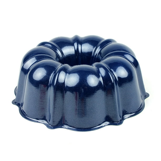 Nordicware Navy Blue Bundt Cake Pan, 6Cup, Non Stick, Lightweight