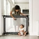 thumbnail image 5 of Baby Delight Go with Me Portable Mesh Baby Gate | Span 30-48 Expandable Folding Gate | Pressure Mounted | Charcoal Tweed, 5 of 5