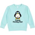 thumbnail image 2 of Inktastic Future Hockey Star Penguin Toddler Sweatshirt, 2 of 4