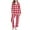 Red, variant on Kaemgyyd Womens Pajamas Set 2pc Pjs Set for Women Button down Loungewear Long Sleeve Wide Leg Pants Outfit Sleepwear with Pockets
