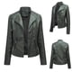 thumbnail image 1 of Puntoco Chaqueta de motorista con solapa para mujer, con cremallera, corta, estilo punk Puntoco Puntoco-6027, 1 of 5