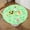 Green Daisy, variant on Tcwhniev Indoor Outdoor Patio Round Fitted Vinyl Tablecloth, Flannel Backing, Elastic Edge, Waterproof Wipeable PVC Table Cover, Trumpet Flower, for Table of 35-44’’ Diameter