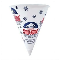 Gold Medal Sno-Kone Cup 6 Oz Disposable - Heavy-Duty Paper - 1000 Pack