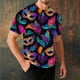 thumbnail image 1 of Ceisia Men's Loose Fit Mardi Gras Tie Dye T-shirt Short Sleeve Round Neck Festival Casual Daily Summer Tee Tops Purple XXXXL Gifts, 1 of 5