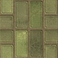 thumbnail image 1 of Ahgly Company Indoor Square Patterned Brass Green Area Rugs, 6' Square, 1 of 6