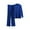 Blue, variant on qolati Women's 2 Piece Sweater Sets Mock Neck Long Sleeve Knit Pullover Tops Wide Leg Pants Lounge Sets 2024 Fall Outfits Tracksuits