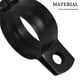 thumbnail image 5 of 2 soportes de metal para luces intermitentes de motocicleta, ángulos ajustables, compatibles con modelos de motocicleta, intermitentes negros., 5 of 7
