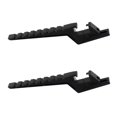 thumbnail image 4 of 2 piezas de reposapiés universales para pasajeros, soporte de montaje de pedales, piezas modificadas hechas de Negro, 4 of 9