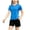 Blue2, variant on Letdown Outfit Sets for Boys Kids Sports Short Sleeve Training With Football Theme Breathable Athletic Youth Team Practice Party Photography Clothes Daily Comfort Wear Summer Outfits for Kids