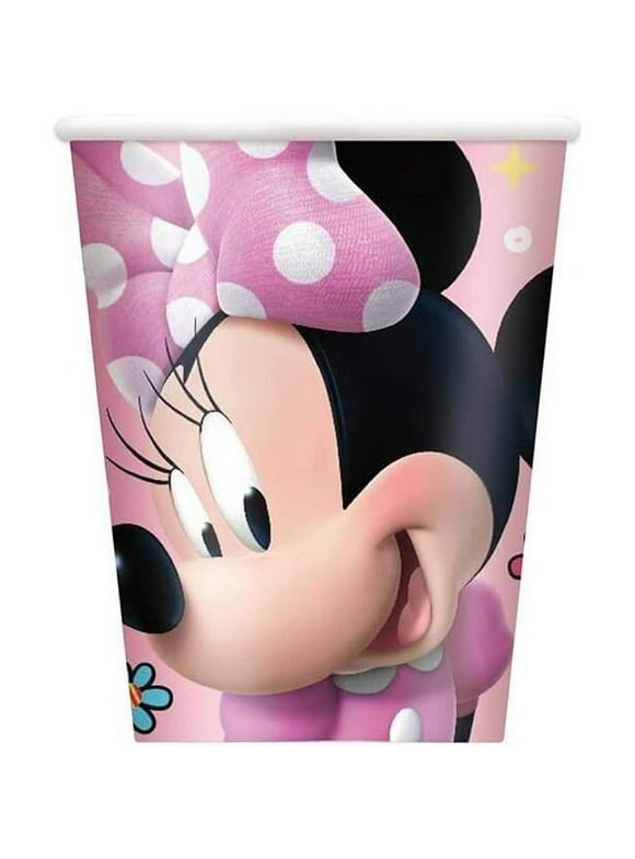 Unique  9 oz Disney Iconic Minnie Mouse Paper Cups - Pack of 8
