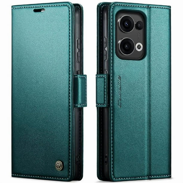 Funda tipo cartera OPPO Reno 13 5G con cierre magnético, RFID, tarjetero, soporte, carga inalámbrica