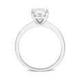thumbnail image 4 of 2.00 Carat (Ctw) Lab-Created Oval Solitaire Moissanite Engagement Ring in Sterling Silver for Women, 4 of 6