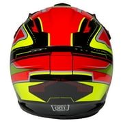 Youth Frenzy MX off-road ATV Helmet DOT Approved Color: Red/Yellow Size: Youth Large