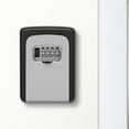 thumbnail image 5 of Wall Mount Key Lock Box,4 Position Outdoor Combination Lock Box, House Keys, Key Safe Secure Storage Lock Box,Black-Gray, 5 of 5