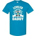 thumbnail image 3 of Inktastic Leveled Up to Daddy with Game Controller T-Shirt, 3 of 5