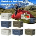 thumbnail image 2 of EZLIFE RJSQAQE Outdoor Storage Box,Plastic Collapsible Storage Bin with Lid,Foldable Stackable Storage Box Organizer,Multifunctional Folding Organizer Cube for Outdoor Home Camping,3 Doors V6R9, 2 of 5