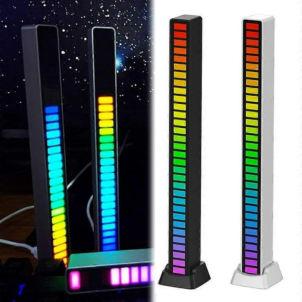 Tira de luces LED RGB con ambiente, barra de música, sincronización, captación de ritmo, lámpara USB ambiental