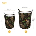 thumbnail image 3 of Fotbe Sloth Doing Yoga Cesto de Ropa con Asas, Cesto Impermeable de Gran Capacidad, Bolsa de Lavado para Dormitorio, Cesto de Ropa con Ruedas y Asas-Small, 3 of 6