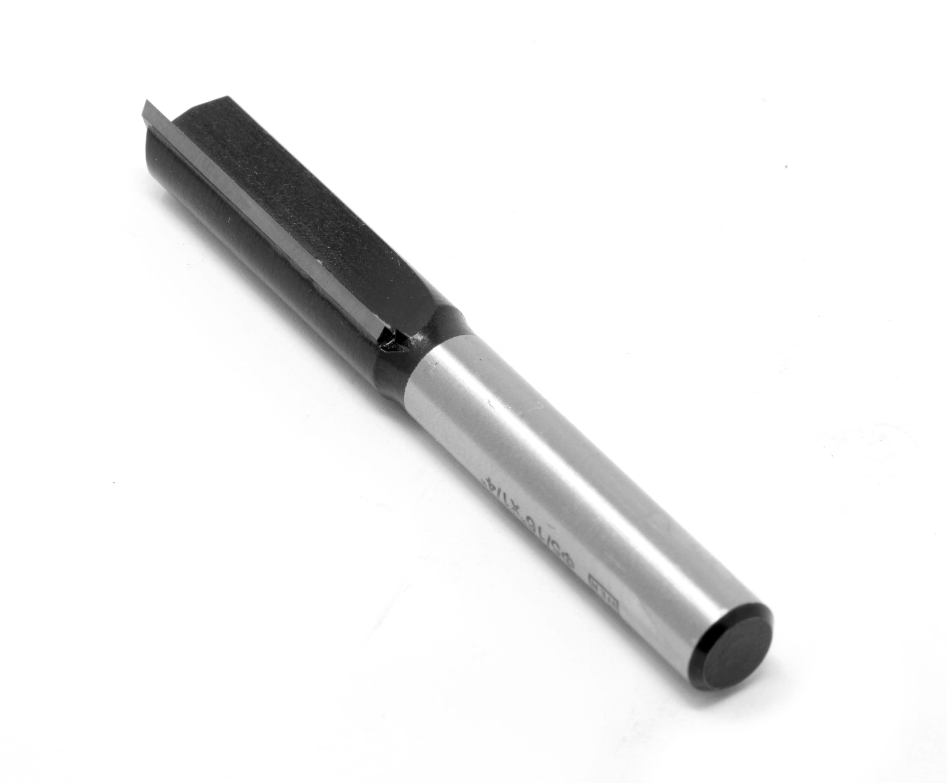WEN 5/16 in. Straight 2-Flute Carbide-Tipped Router Bit with 1/4 in. Shank