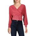 thumbnail image 3 of I.N.C Chandail-Over Scintillant pour Femmes, Rouge, Grand, 3 of 4