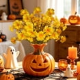 thumbnail image 6 of Rwvbm Silk and Plastic Artificial Fall Flowers Bouquet, Realistic Multicolor Faux Floral for Halloween Thanksgiving Decor, Vase Filler Ornament, 6 of 7