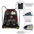 thumbnail image 2 of Lsque The Binding of Isaac Print Drawstring zipper Backpack Bag Sport Gym Sackpack Cinch Bags Drawstring Bags Draw String Sport Bag-One Size, 2 of 5