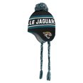 thumbnail image 2 of Preschool Black Jacksonville Jaguars Jacquard Tassel Knit Hat with Pom, 2 of 3