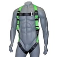 thumbnail image 3 of AFP Full-Body Fall Protection Safety Harness with Dorsal D-Ring - Green, 3 of 4