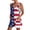 Red, variant on Womens 4th of July Overalls Shorts Romper American flag Print Festival Jumpsuits Work Bibs Coveralls Gifts for Women Red S