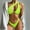 Yellow, variant on Bikini Set For Women Solid V Neck Knot Front Push Up High Leg Thong Two Piece Swimsuit Swimsuit Top Small Long Board Shorts Women's Bikini with Shorts Sunflower Bathing Suit Swimsuit Top 1x Women
