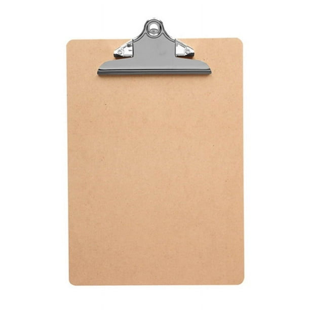 Portapapeles, Portapapeles de tamaño carta estándar, Portapapeles, Portapapeles de papel, Portapapeles con clip de metal, Portapapeles de madera, Portapapeles de cartón duro, Portapapeles a grane