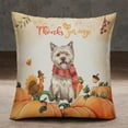 thumbnail image 2 of Happy Thanksgiving Cairn Terrier with Turkey Pumpkins Autumn Vibes Pillowcase Double Sided Cairns Dog Lover Pillow Case Covers - 12018, 2 of 3