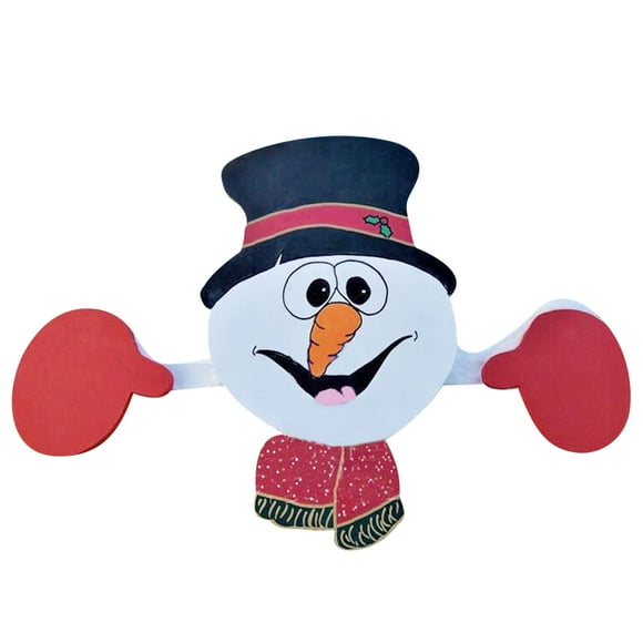 Fankiway Animal Fence Peeker Christmas Decoration Outdoor Festivity to the Occasion Sign Board Yard Decor