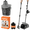 Gray, variant on Pupzle Dog Pooper Scooper with Bag Attachment, Heavy Duty for Large Dogs