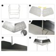 thumbnail image 3 of S SERENABLE Grille de Gril en Acier Inoxydable pour Feu 2 Pcs Poêle+bâton BBQ, 3 of 7