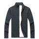 thumbnail image 2 of Chaqueta de suéter de punto grueso con cuello levantado informal de color sólido para hombre Pompotops oipoqjl13282, 2 of 5