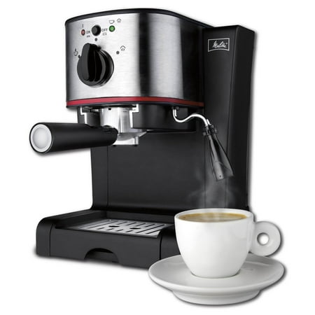 Hamilton Beach Melitta 15 Bar Pump Espresso Maker with Frother Silver 40791 Walmart