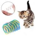 Cat Spring Toys (10 Pack), Cat Kitten Toys Plastic Coil Spiral Springs