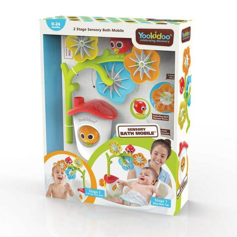  Yookidoo Baby Toddler Bath Toy (Ages 1-3) Spinning Gears &  Rotating Googly Eyes - Mold Free Suction Cups Attach to Any Bath Tub or  Shower - Spin N Sprinkle Water Lab 