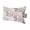 Cream, Pink, Blue, variant on Beige Blue Hydrangea Outdoor Pillows for Chaise Lounge Chair Beach Headrest Pillow Set of 2 Waterproof Lumbar Pillows with Insert&Strap Farmhouse Floral Botanical Burlap Pool Pillow 12"x20"