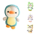 thumbnail image 2 of 4Pcs/Set Toy Innovative Lovely Soft Penguin Frog Animal Plush Doll for Gift, 2 of 9