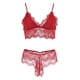 thumbnail image 3 of Conjunto y conjunto de ropa de dormir Vino Tinto XXL, 3 of 9
