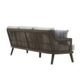 thumbnail image 5 of New Classic Furniture Genova Metal/Wicker Patio Sofa with Accent Pillows in Gray, 5 of 7