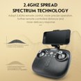 thumbnail image 2 of Original JJR / C H44WH WIFI FPV 720P HD Cámara Quadcopter Plegable G-sensor Mini RC Selfie Drone RTF Romacci Drone remoto, 2 of 7