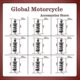 thumbnail image 3 of Rear shock absorber for 47cc 49cc super minimoto ATV Quad electric scooter pocket bike 100 125 150 160 170 180 190 210mm, 3 of 5