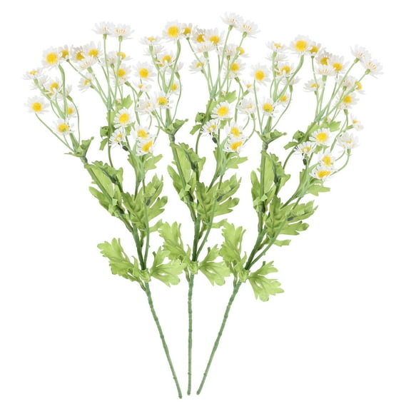 Melantax Fake chamomile flowers for home decoration, flower arrangement supplies
