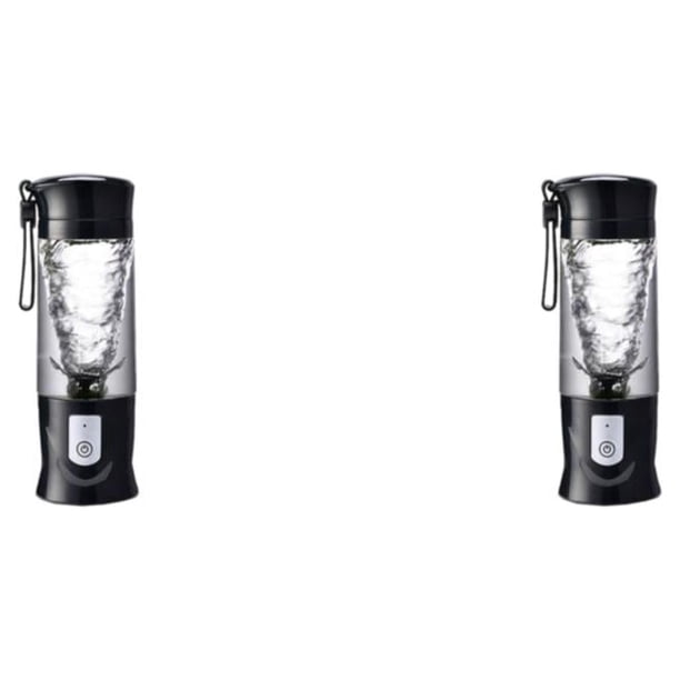 Exprimidor eléctrico Naiovety para el hogar licuadora de verduras portátil recargable Negro 2Conjunto