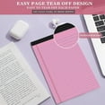 thumbnail image 4 of 4-Pack A4 Notebook Set | 50-Sheet Lined Memo Pads | 6 Colors (White, Yellow, Blue, Pink, Purple, Green) | 11.65x5 Inches | Tearable Pages | Flip-Over Design | Thickened Paper, 4 of 6